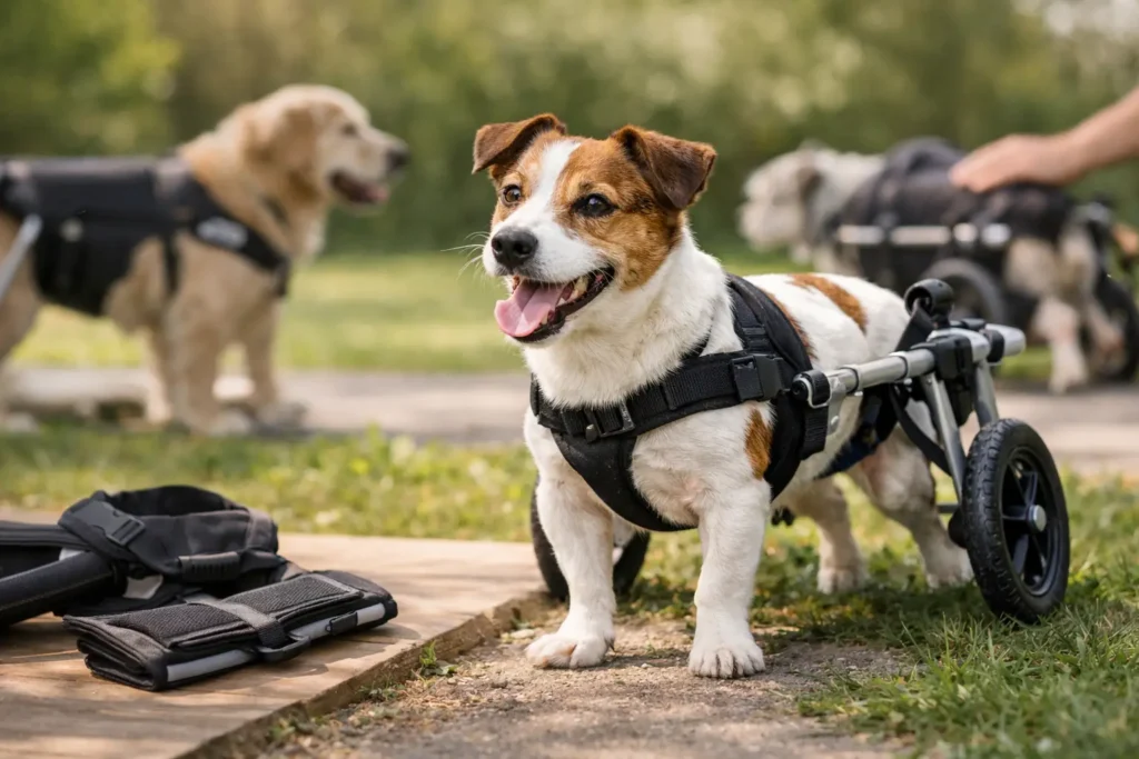 Ausili mobilità per cani disabili: come sceglierli