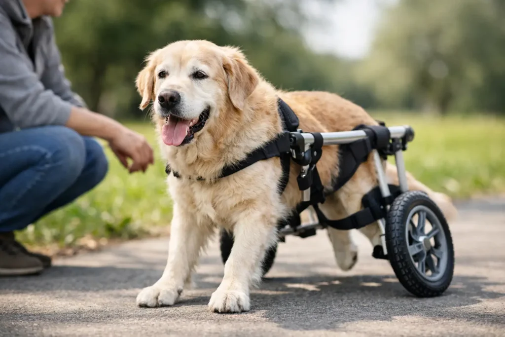 Carrellino comodo per cane anziano: come sceglierlo