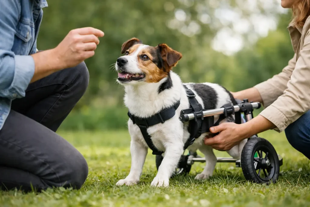 Come abituare il cane al carrellino