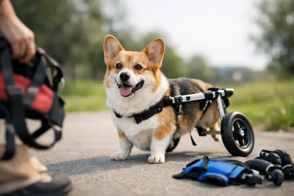 Come scegliere il carrellino per cane disabile
