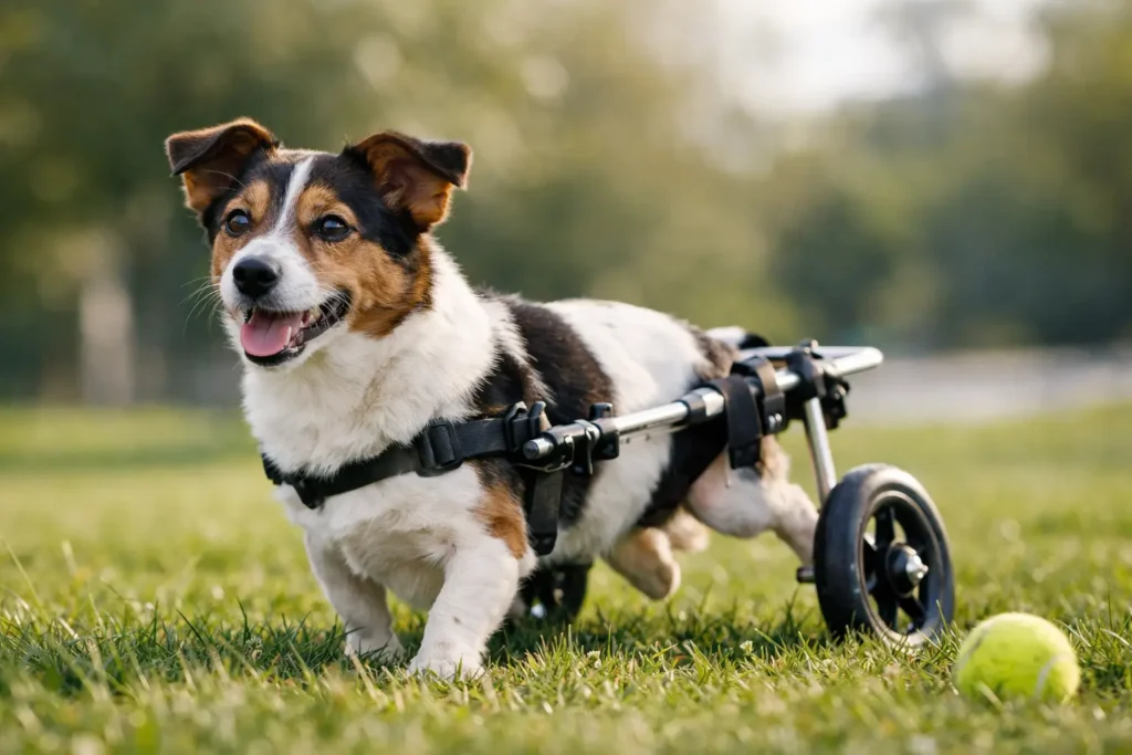 I benefici del carrellino per cani disabili