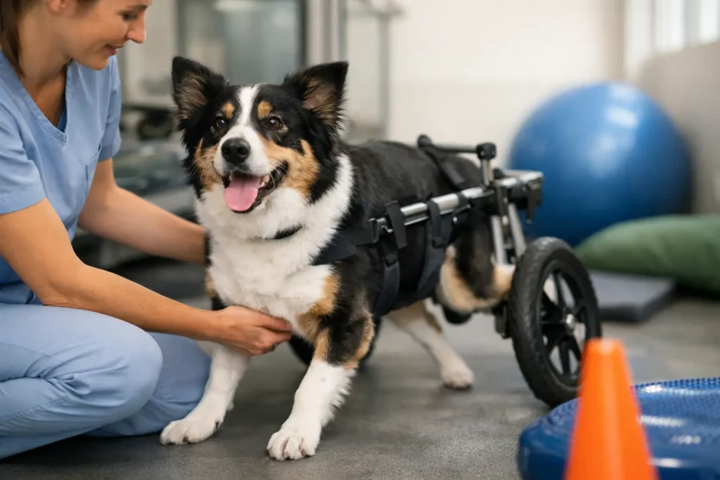 Riabilitazione cane paraplegico: cosa serve